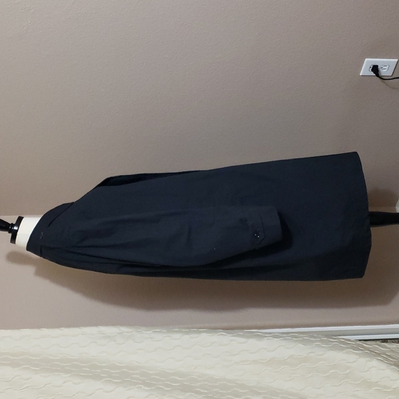 DSCP overcoat/trenchcoat Dark Navy blue, button up, size 44R - Picture 6 of 13